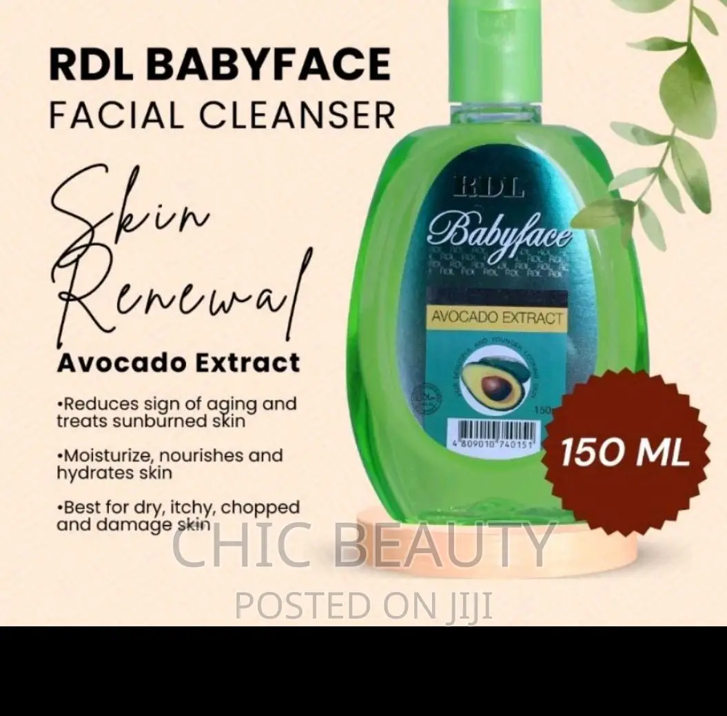 RDL Avocado Baby Face Toner/ Stay on Cleanser. 150ml