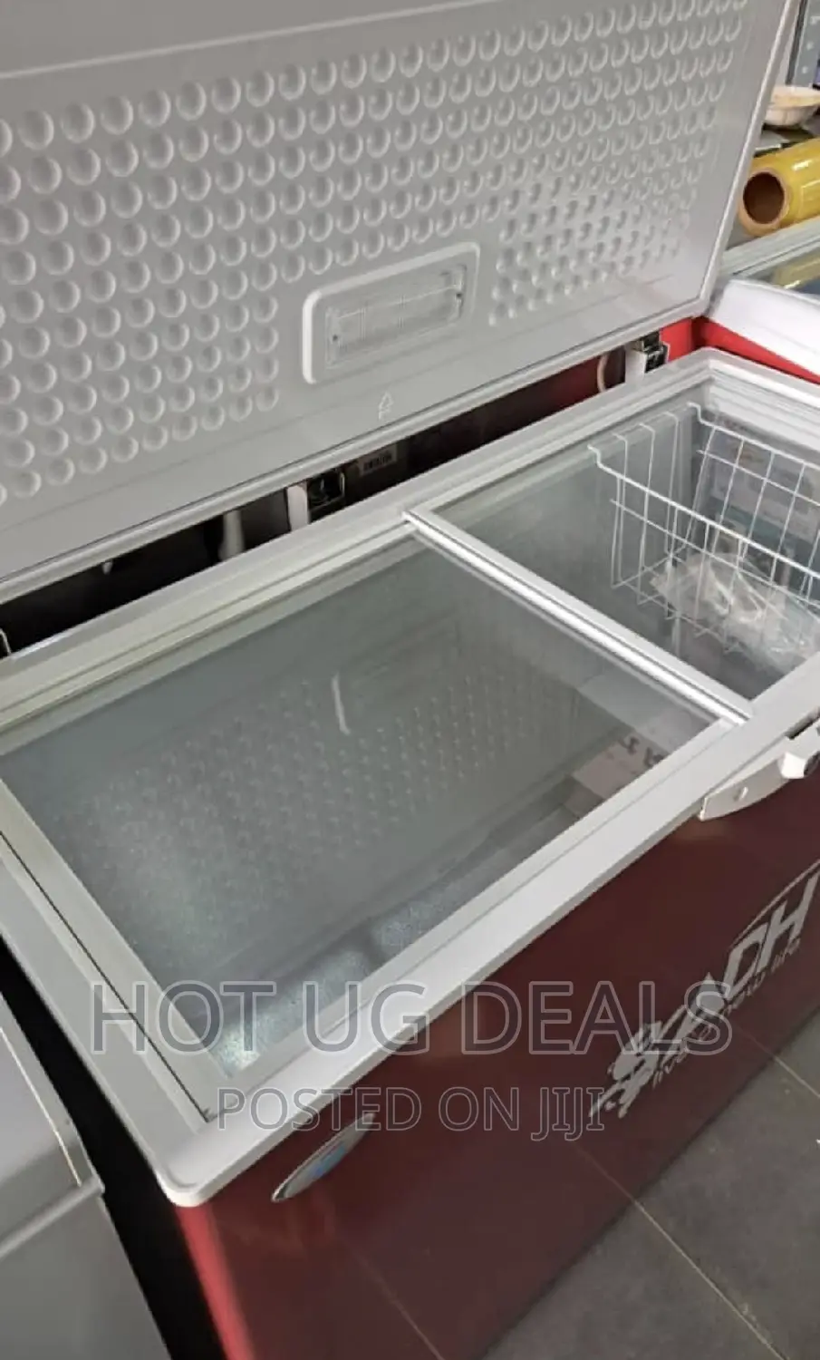 ADH 350L Chest Freezer-Red