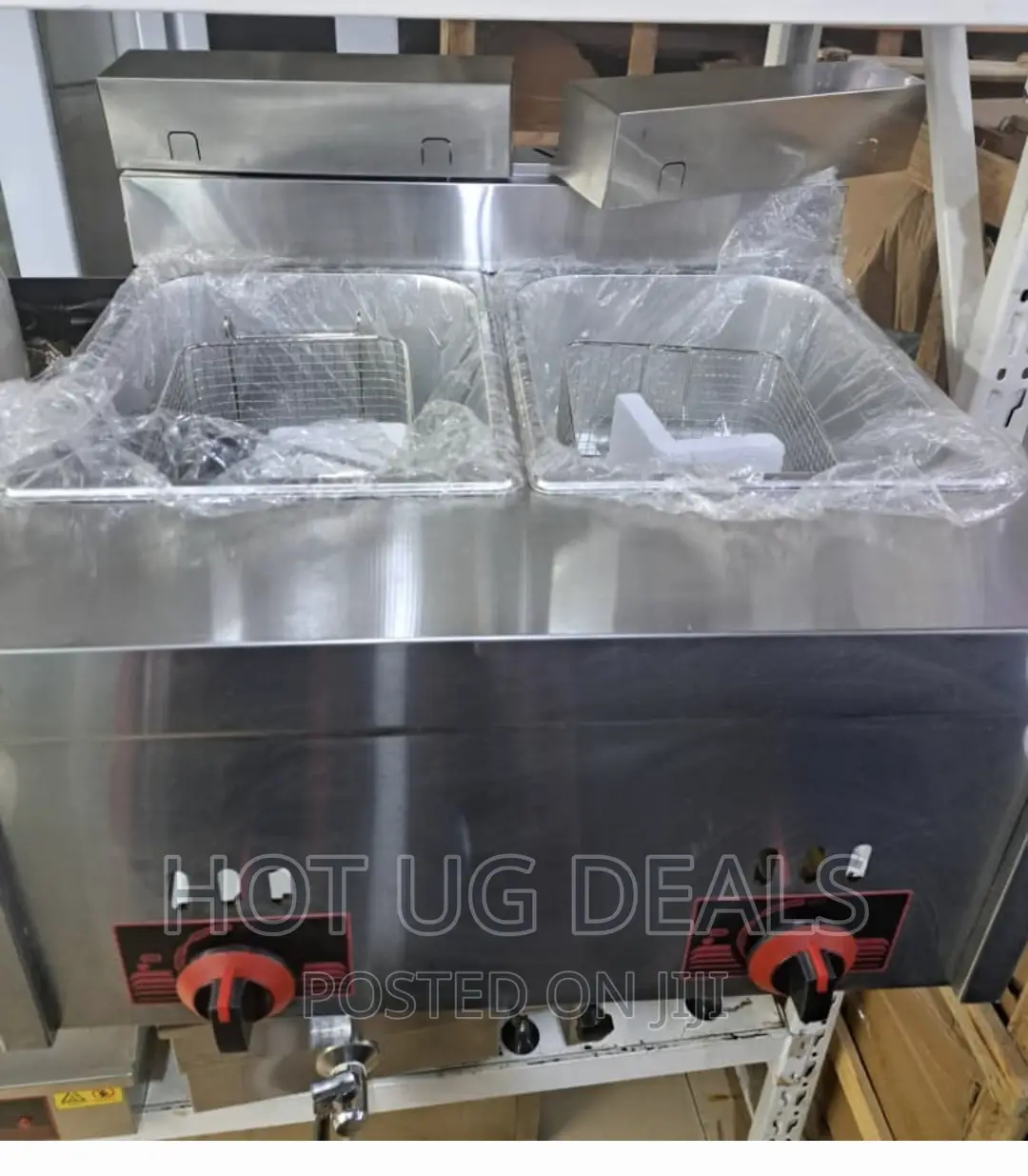 12l Gas Deep Fryer,Stainless Steel Countertop Lpg Gas Fryer