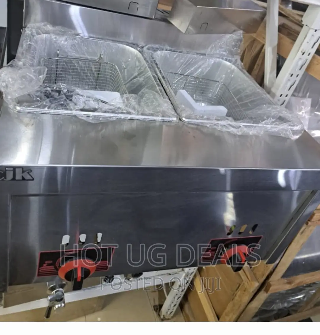 12l Gas Deep Fryer,Stainless Steel Countertop Lpg Gas Fryer