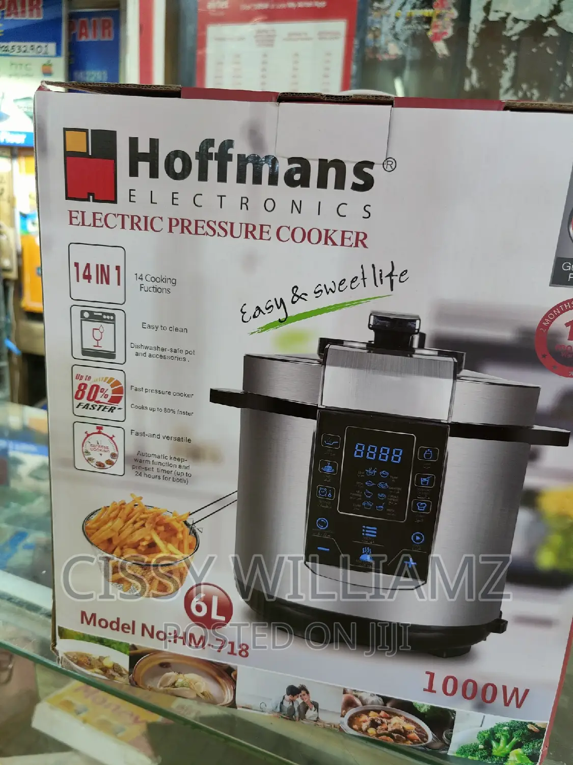Hoffman Electric Pressure Cooker 6l Pressure Cooker