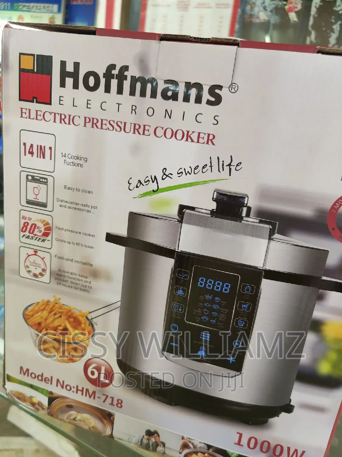Electric Pressure Cooker Hoffman 6l Pressure Cooker