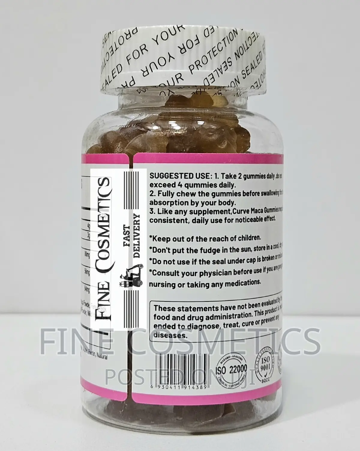 CURVE MACA GUMMIES 3000mg D Hips and Buttocks Enhancement