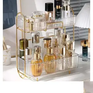 Acrylic Cosmetic Makeup Organizer Rack.
