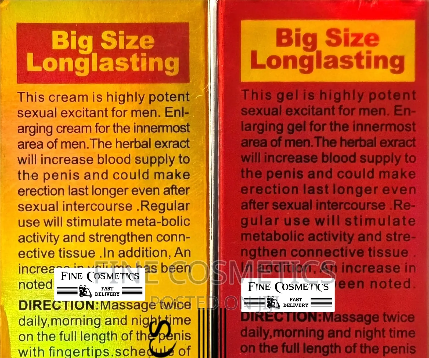 1PC MAX MAN Ultra Men's Penis Enlargement Safe Cream