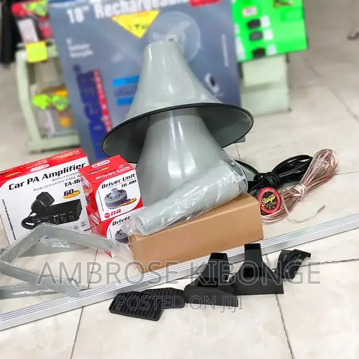 Full Package AHUJA Horn Public Address Speaker | Accessories