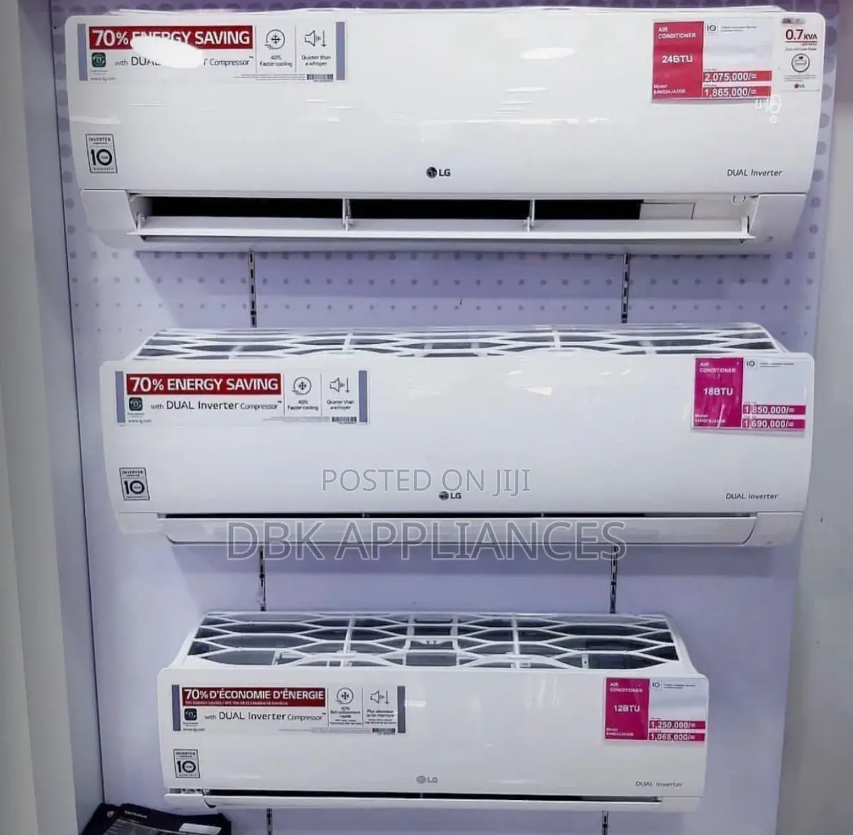 LG 12000 Btu, 18000 BTU 24000 BTU AIR CONDITIONERS
