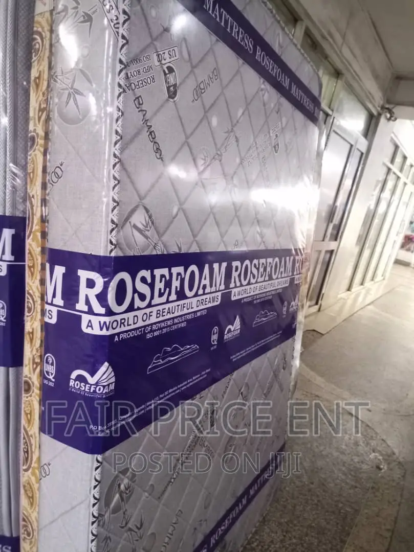 Rosefoam Mattress by Bamboo Quality.5x6xinches.( Gray)