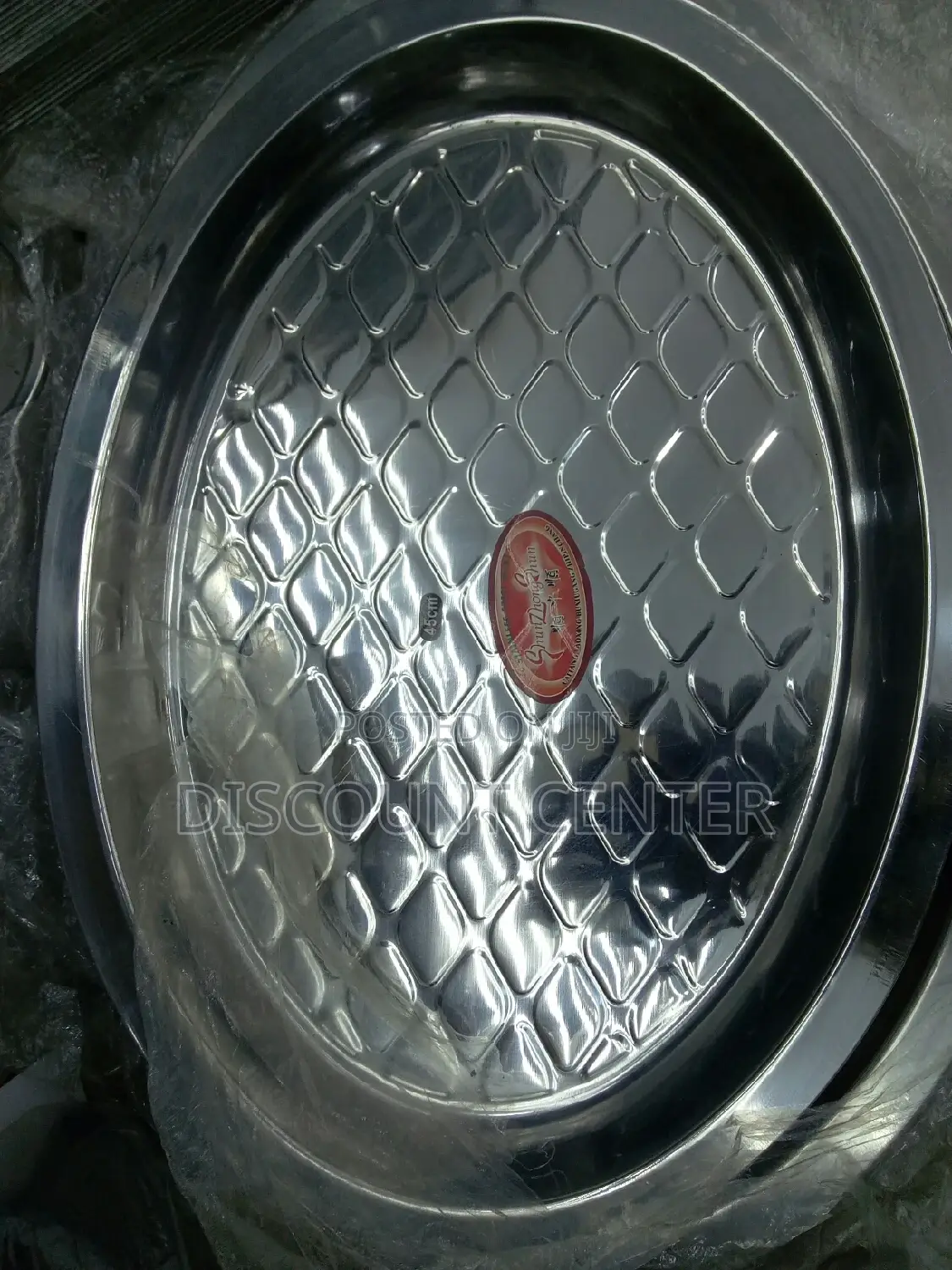 Oval Stainless Tray