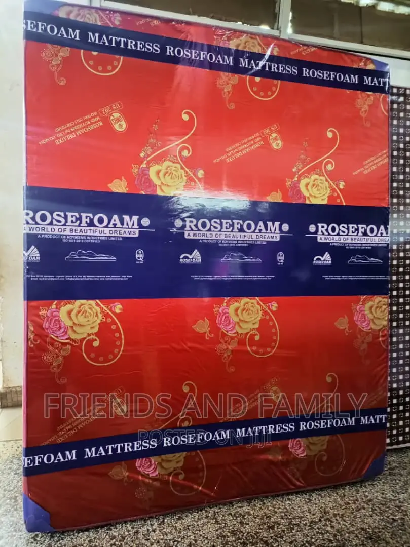 Dulexe Rose Foam Mattress 6*6*8.Inches
