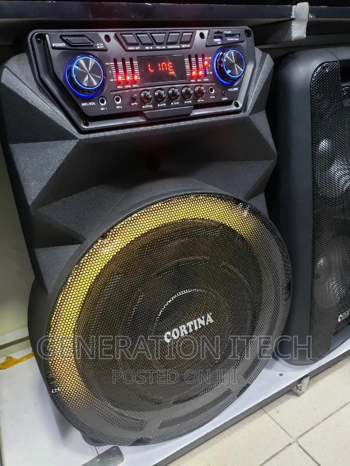 Rechargeable Wireless Speaker - With Mic and USB- Cortina