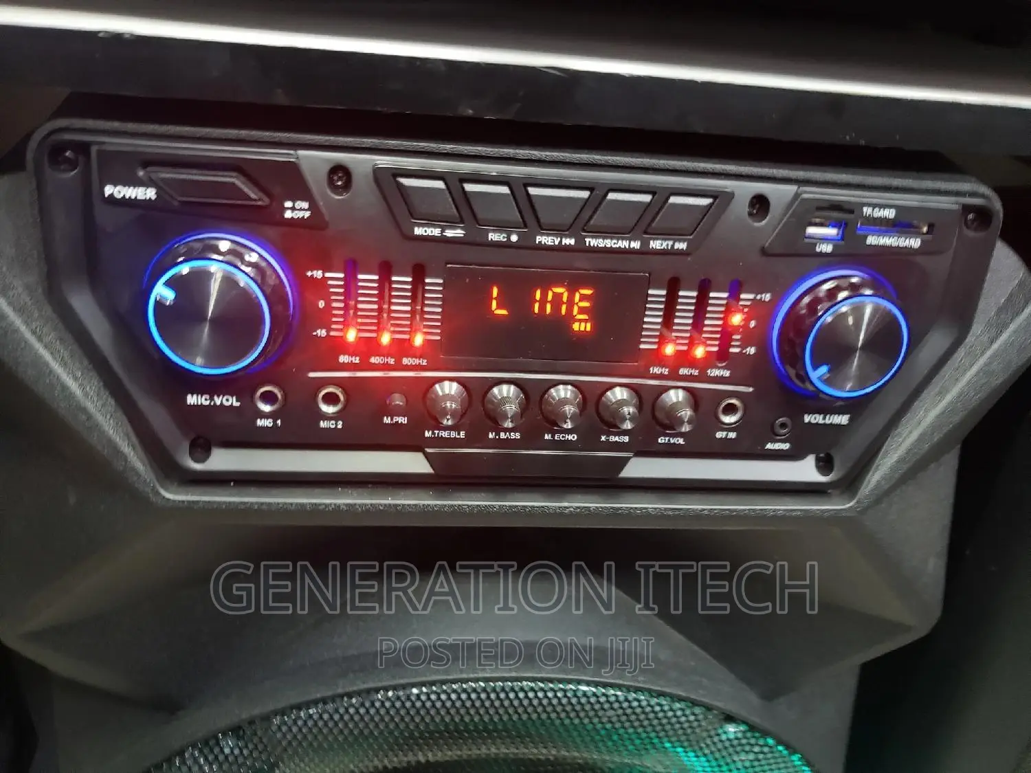 Rechargeable Wireless Speaker - With Mic and USB- Cortina
