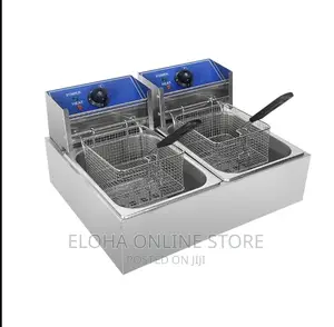 12L Hoffman's Double Deep Fryer