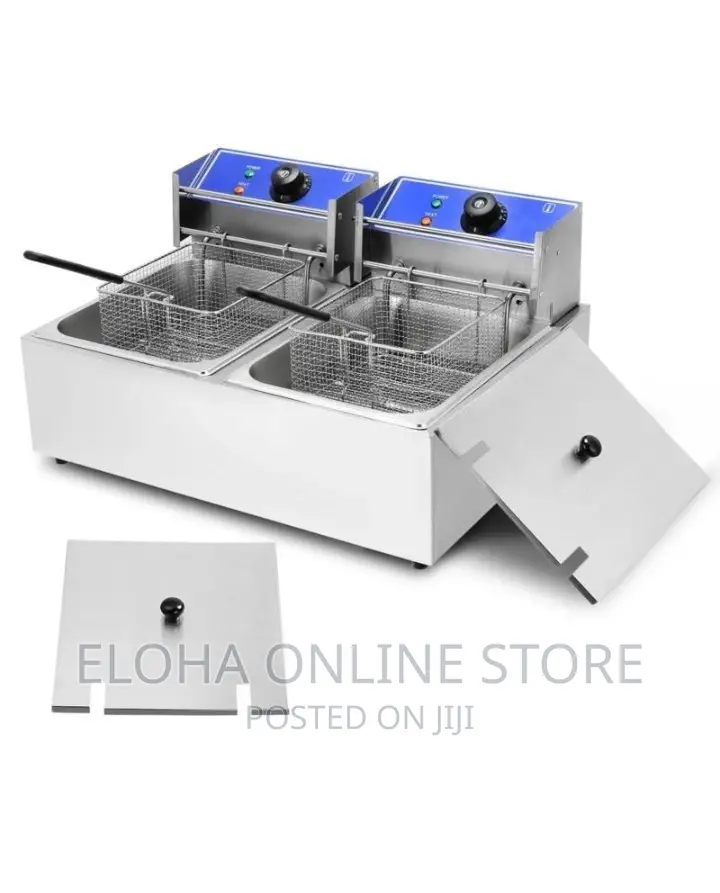 12L Hoffman's Double Deep Fryer
