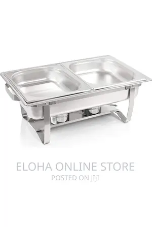 Double Compartments Chafing Dish
