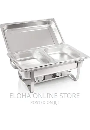 Double Compartments Chafing Dish