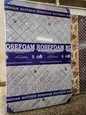 Rosefoam Mattress in Bamboo High Density. 4x6x6inches.(Gray)