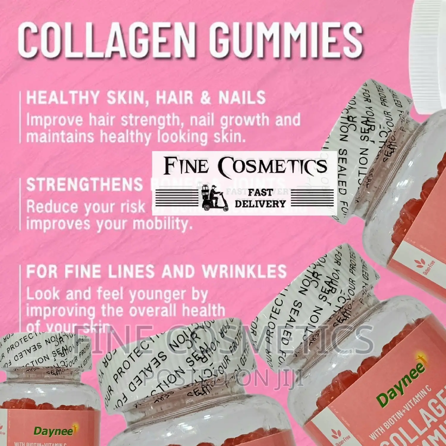 Healthy Skin + Hair Collagen Gummies With Biotin + Vitamin C