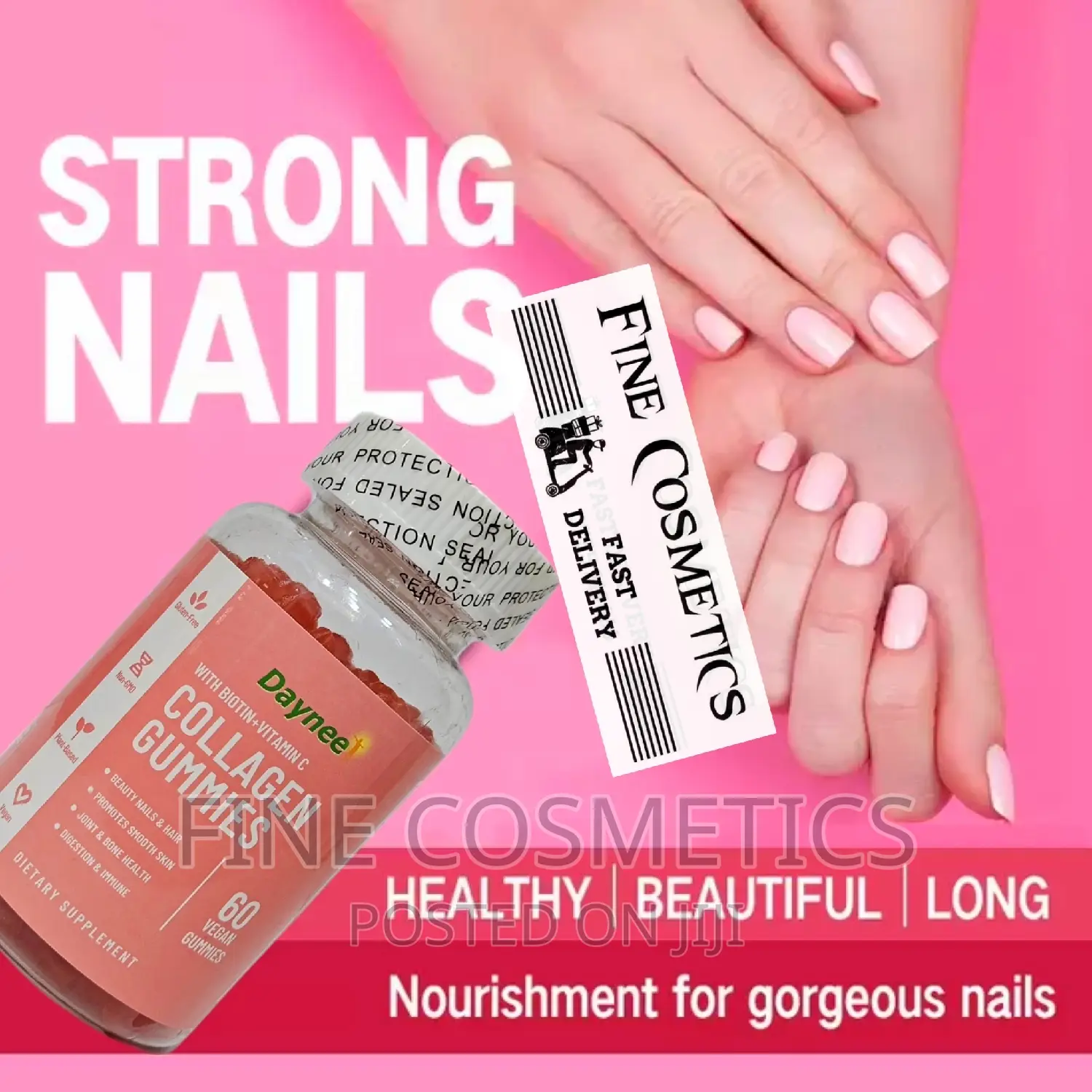 Healthy Skin + Hair Collagen Gummies With Biotin + Vitamin C
