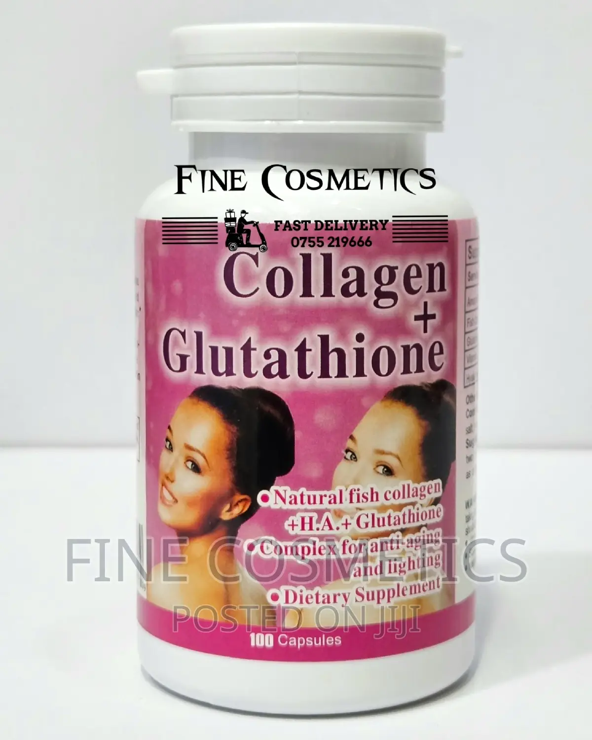 COLLAGEN AND GLUTATHIONE Skin Whitening |Hair Nail Care Caps