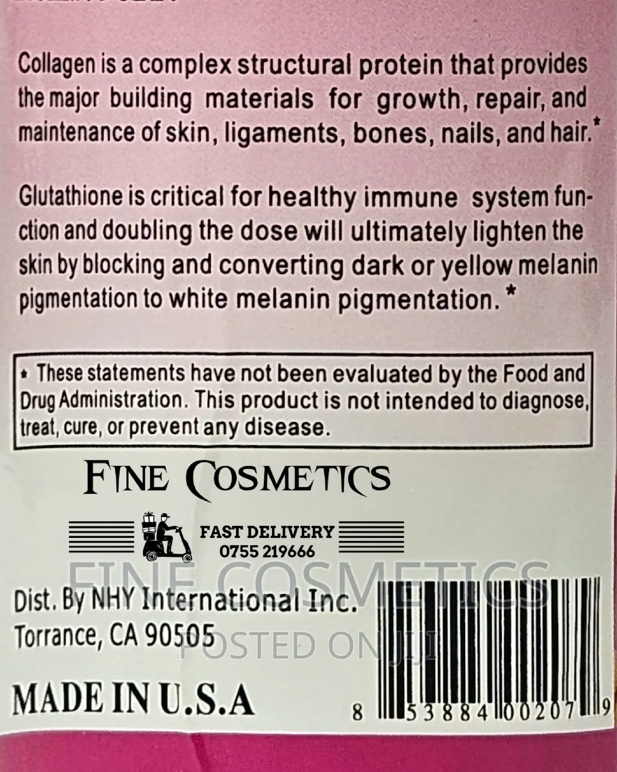 COLLAGEN AND GLUTATHIONE Skin Whitening |Hair Nail Care Caps