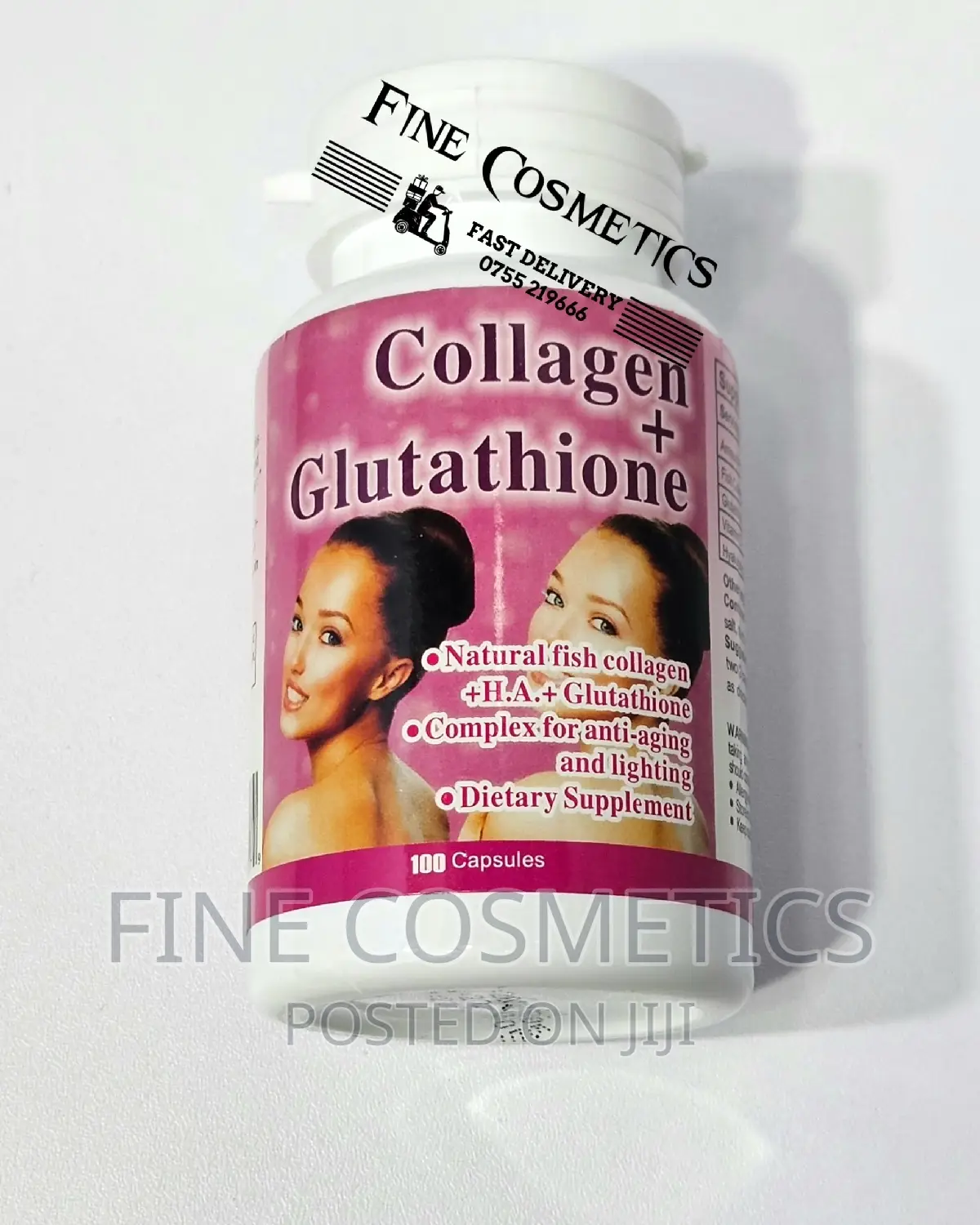 COLLAGEN AND GLUTATHIONE Skin Whitening |Hair Nail Care Caps