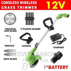 Lawn Mower With a Rechargeable Battery