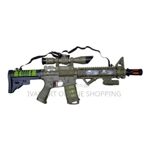 Rifle Toy Gun for Kids - Battery Powered