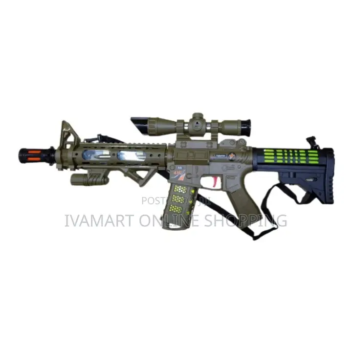 Rifle Toy Gun for Kids - Battery Powered