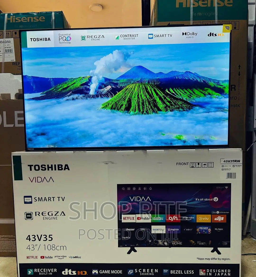 New Toshiba 43inch Smart Vida TVS