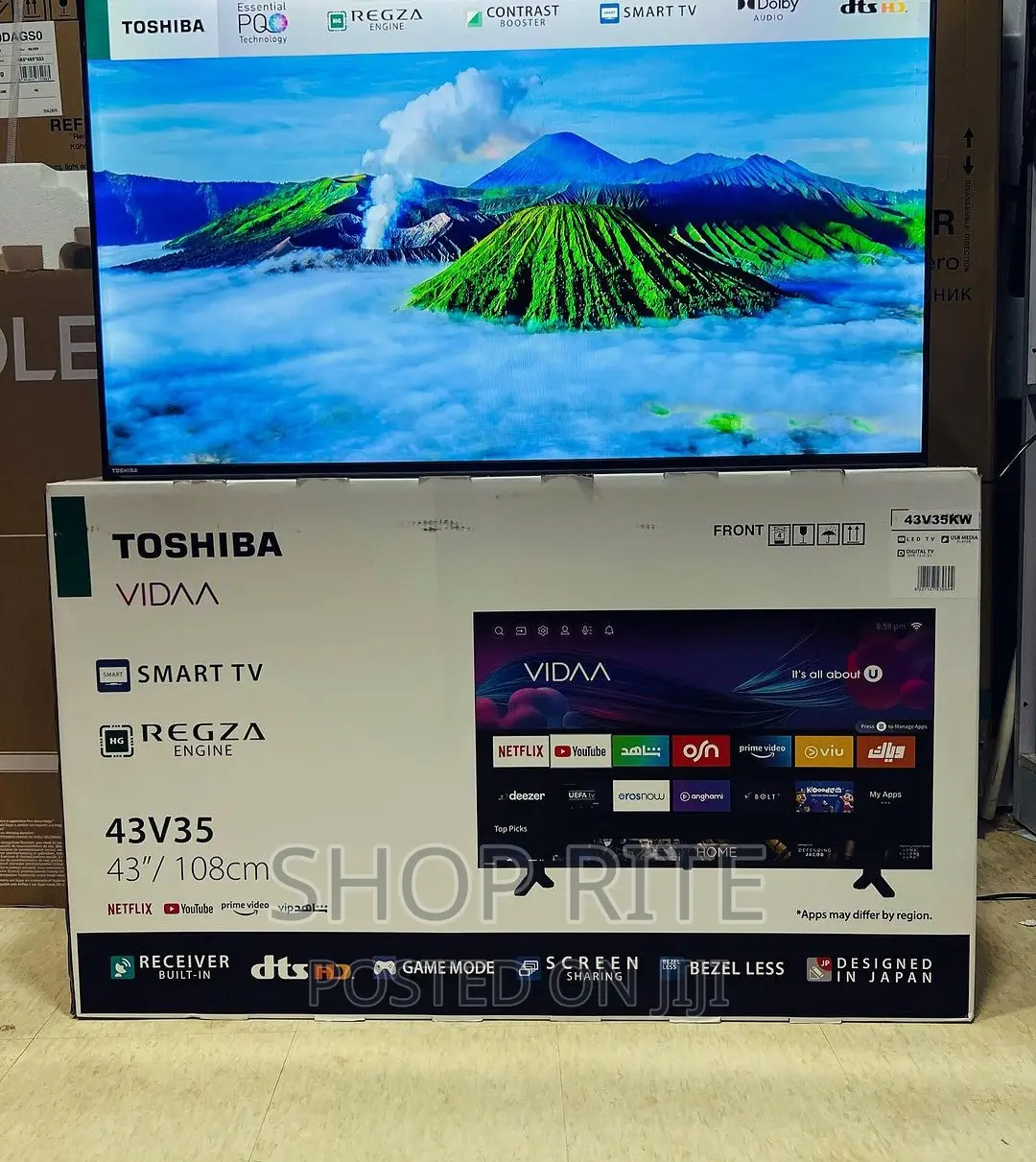 New Toshiba 43inch Smart Vida TVS