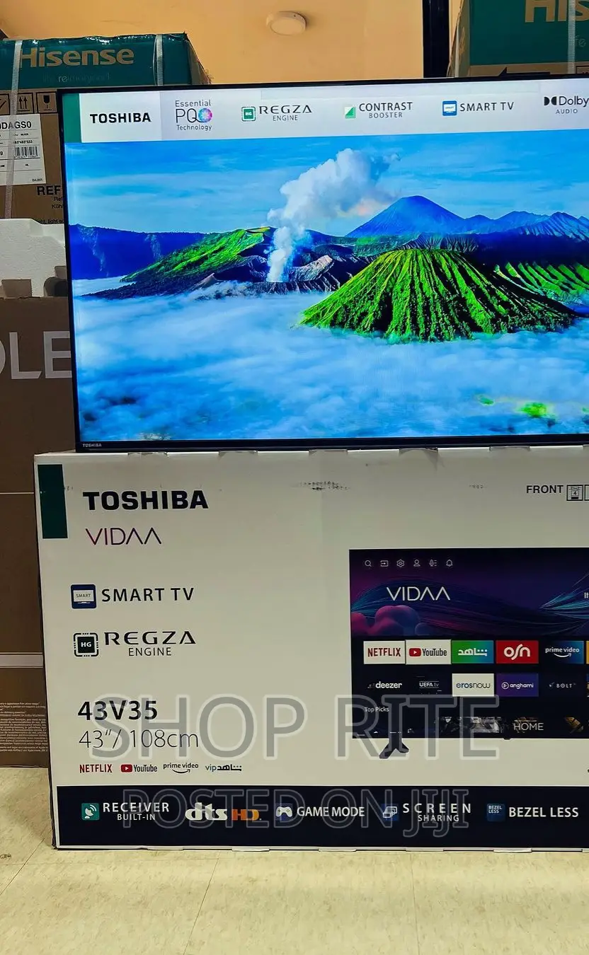 Toshiba 43inches Smart Vida TVS 2 Years Warranty