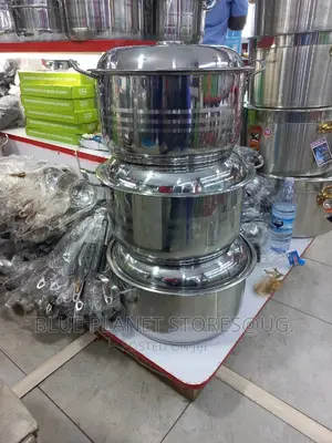 3pcs Cooking and Serving Pans/Dishes \\ Stainless Steel 