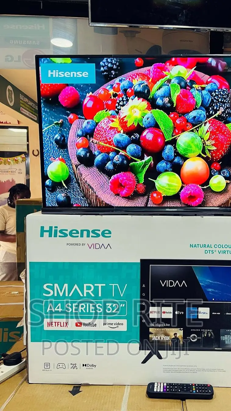 Hisense 32inches Smart Vida TVS 2 Years Warranty