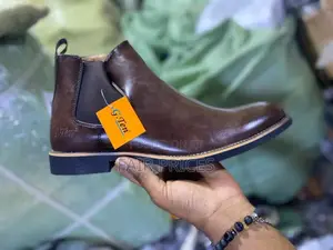Classic Leather Boot Shoes Brown