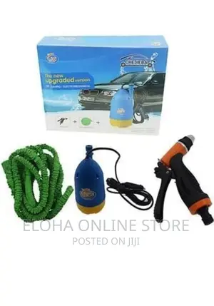 Photo - Portable High Pressure 12V Car Washing Tool Set