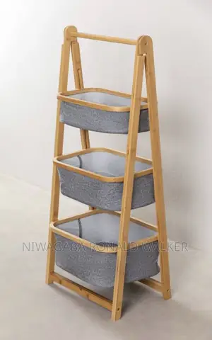 3step Wood Bathroom Shelves Organizer Home Cloth 