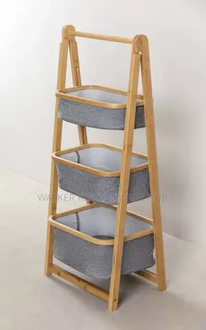 3step Wood Bathroom Shelves Organizer Home Cloth 