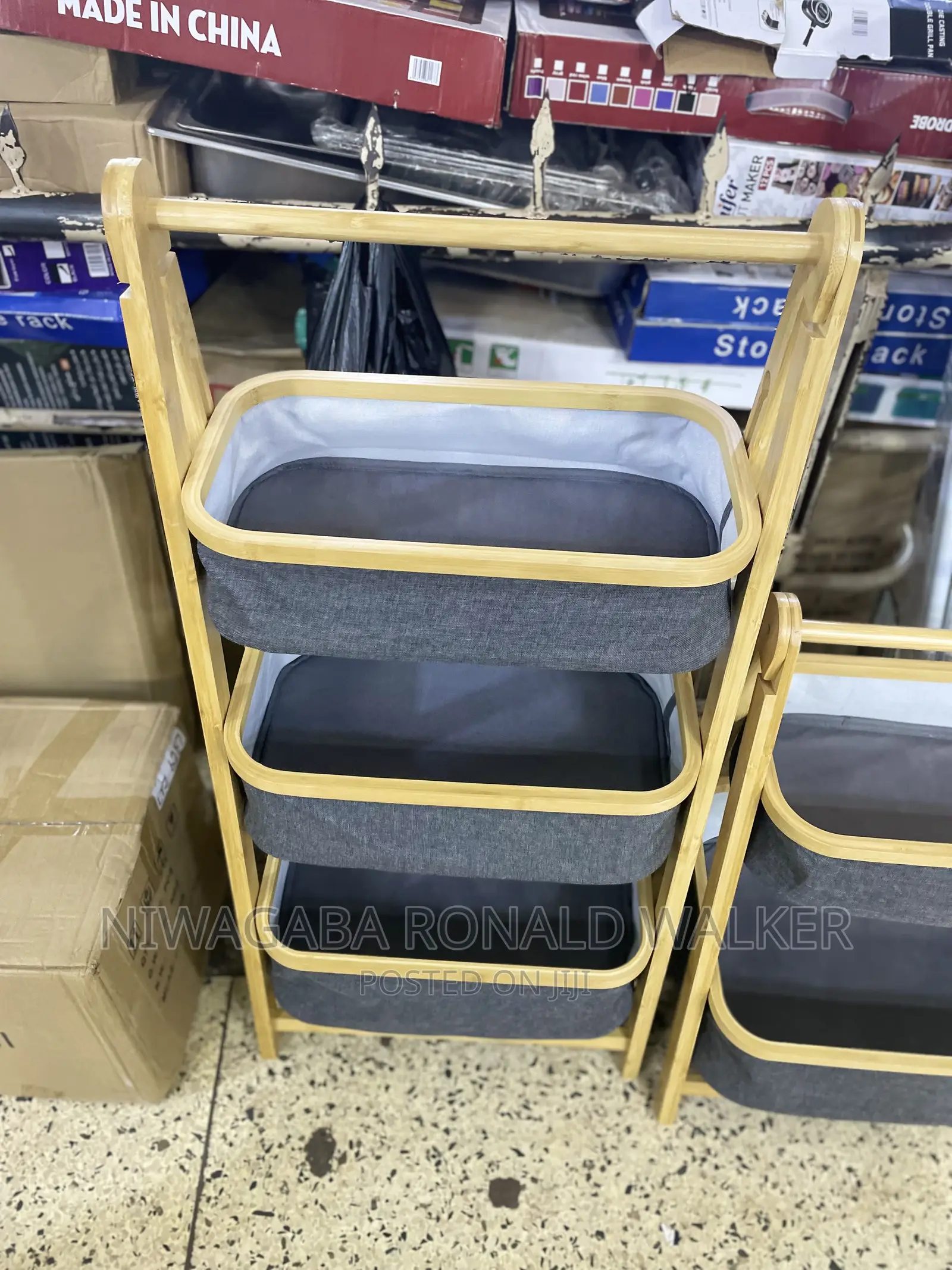 3step Wood Bathroom Shelves Organizer Home Cloth 