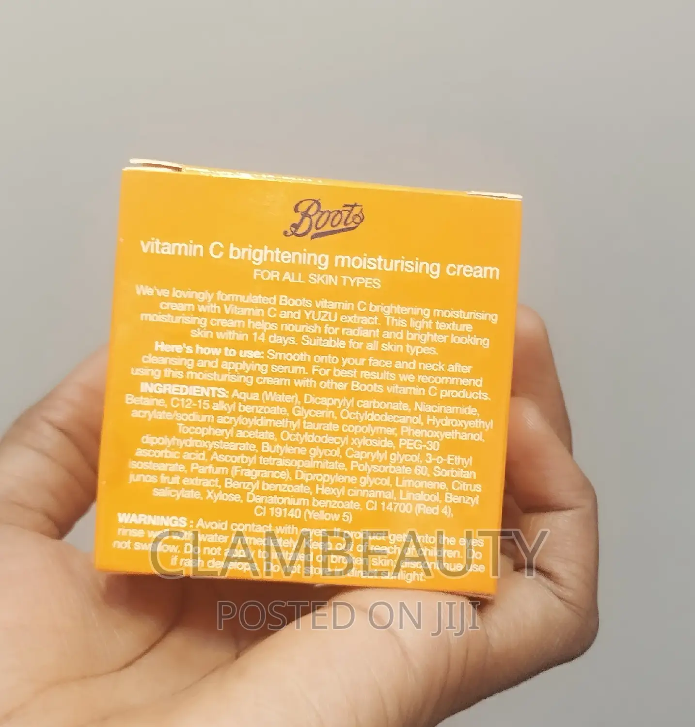 Boots Vitamin C Brightening Moisturising Cream 50ml