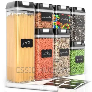 7 Pieces Airtight Food Storage Containers - Clear