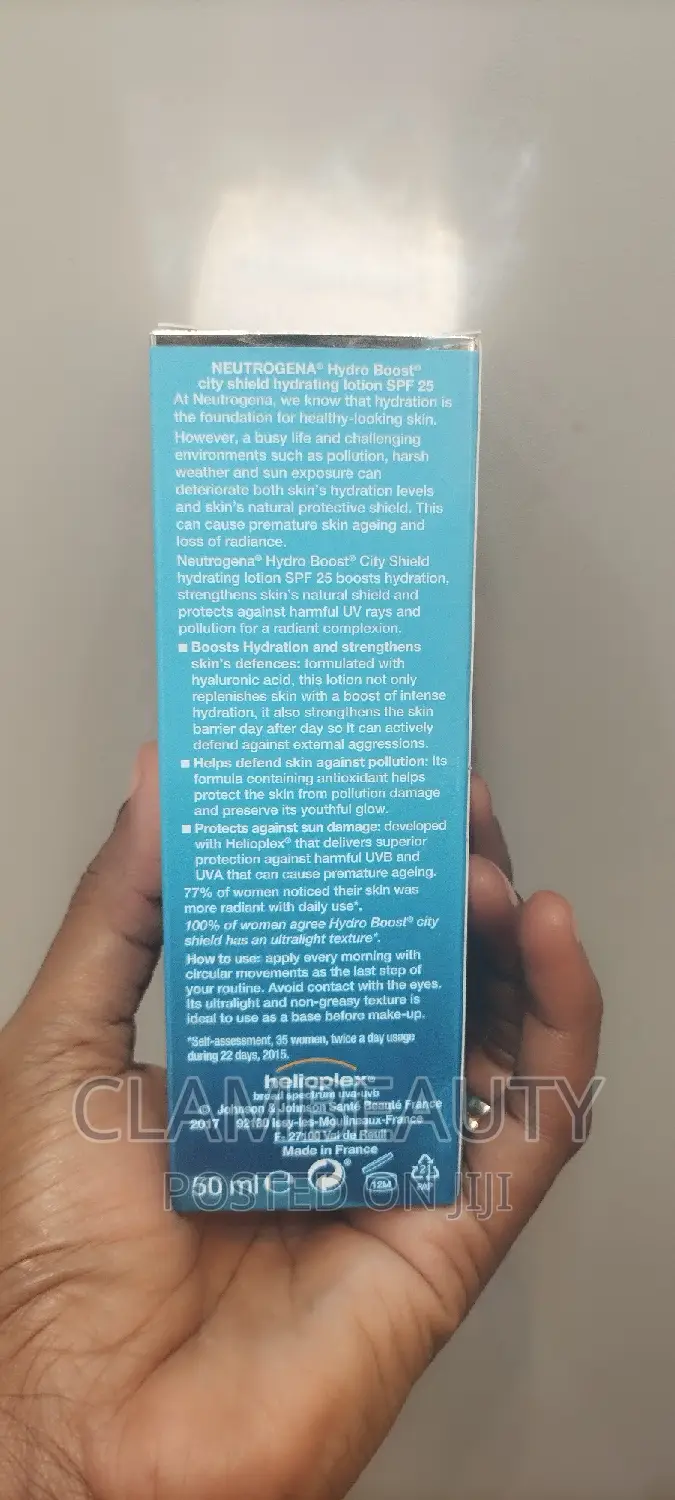 Neutrogena Hydro Boost City Shield Hydrating Sunscreen SPF25