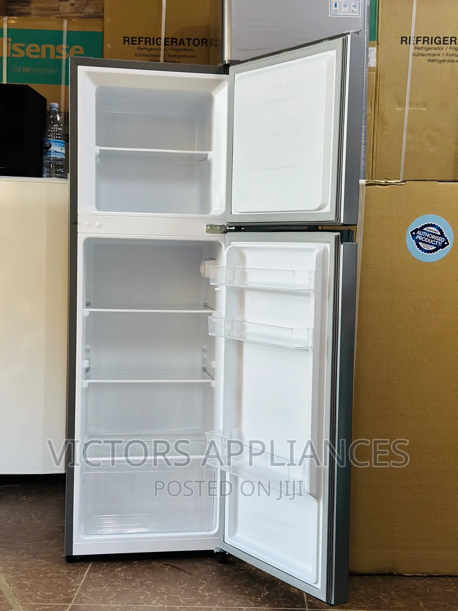Hisense Double Door Refrigerator 200L