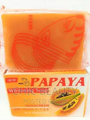 RDL Papaya Soap, Skin Brightening, Lightening Soap 135g