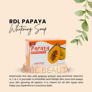 RDL Papaya Soap, Skin Brightening, Lightening Soap 135g