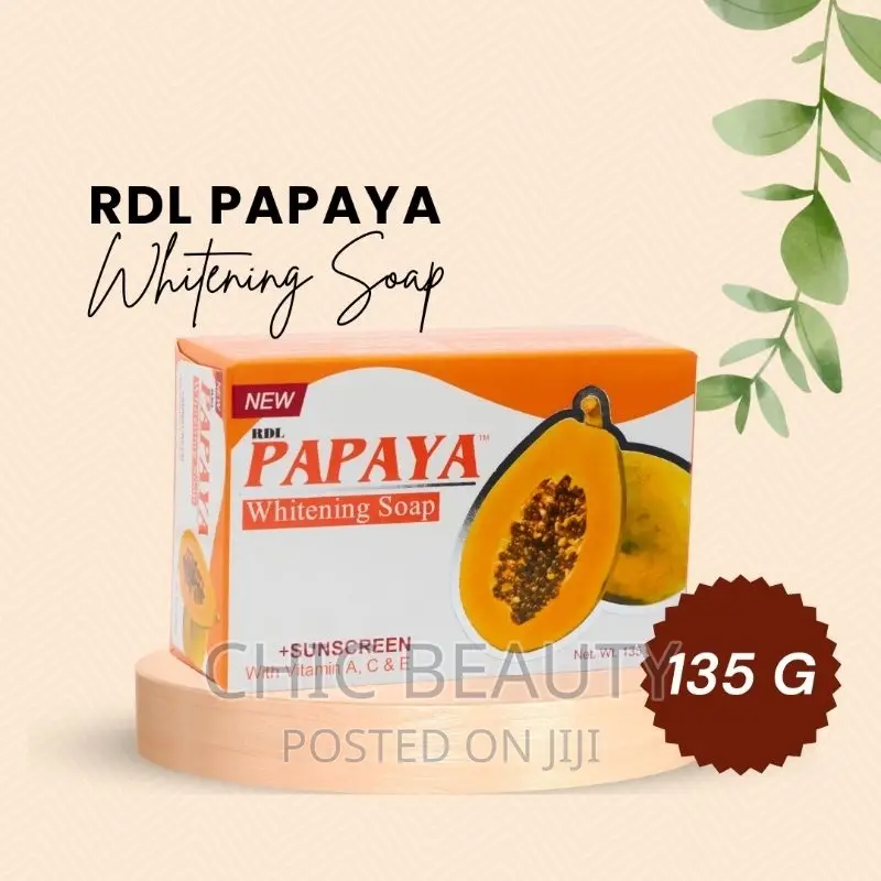RDL Papaya Soap, Skin Brightening, Lightening Soap 135g