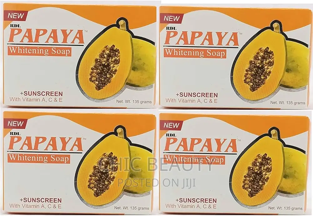 RDL Papaya Soap, Skin Brightening, Lightening Soap 135g