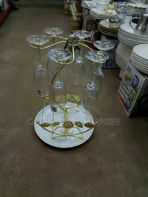 Champagne Glasses Plus Holder Full Set