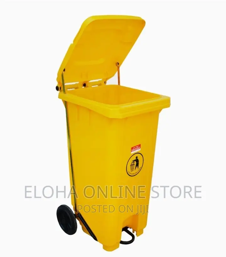 120L Garbage Waste Bin With Wheels