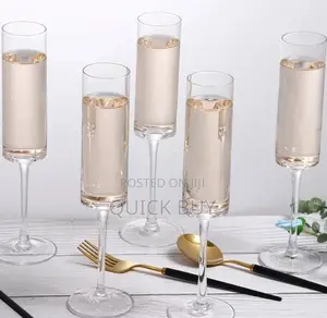 6pcs Straight Red Wine Glasses